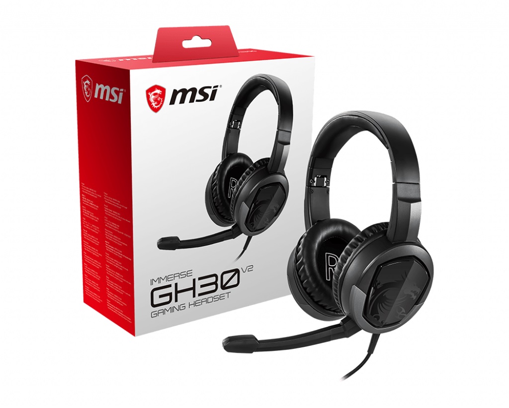 Auriculares MSI Immerse GH30 V2 PC PS4