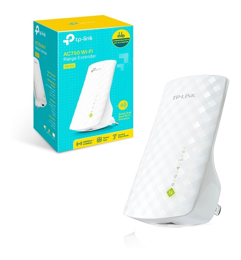 Extensor repetidor WiFi dual band TP-Link RE200 - FusionStore Informática