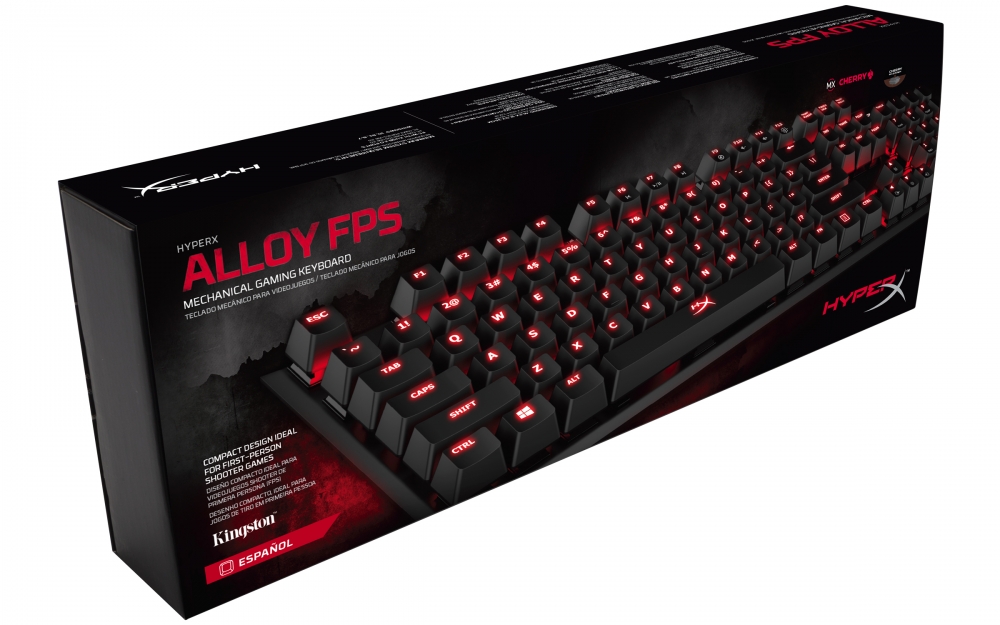 Teclado Mecanico HyperX Alloy FPS Cherry MX Red FusionStore Informática